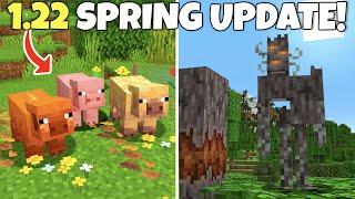 NEW Minecraft UPDATE! New PIGS, BLOCKS & Minecraft 2 Announced? Minecraft 1.22 Spring Update