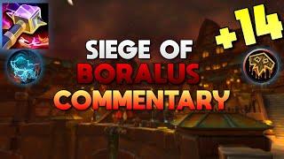 +14 Siege Of Boralus Commentary/Walkthrough/Tips | Enhancement Shaman | War Within Season 1