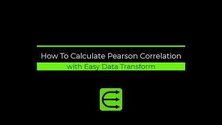 How to calculate Pearson correlation coefficients