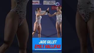 Diving Synchro by Jade Gillet and Emily Hallifax | Women's Diving #shorts #diving