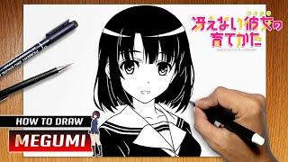 How to draw Megumi Kato from Saenai Heroine Sodatekata