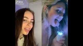 Tik Tok Teeth Whitening Device Spit challenge  compilation