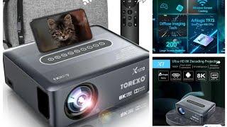 Torexo Sales X1 Android9.0 Full HD2/16GB. 8KVideo Projector