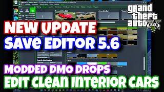 NEW! Save Editor 5.6 UpdateMod and Customize Clean Interior DMO DropsGTA5 Online GlitchesPS4 Only