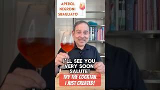 Meet the Aperol Negroni Sbagliato – Your New Favorite Spritz? #spritz #shorts #cocktail