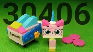 Lego 30406 | Unikitty Roller Coaster Wagon | opening and building | speed build