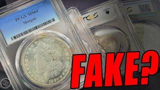 FAKE PCGS Morgan Silver Dollar Scams a Viewer!!!