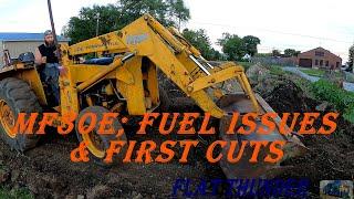 MF30 Massey Ferguson Industrial Loader Tractor; Fuel Issues / First Cuts