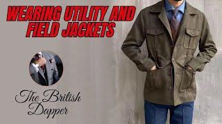 Wearing Utility And Field Jackets