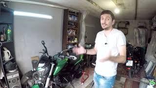 Как снять переднее колесо мотоцикла, на примере Bajaj Dominar