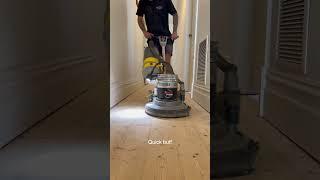 Restoring a 100 year old floor..