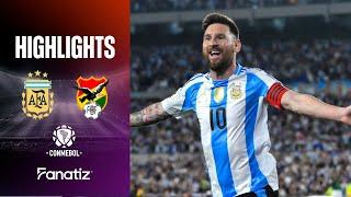 HAT TRICK DE MESSI CONTRA BOLIVIA | Las mejores jugadas de Messi en el Argentina vs Bolivia