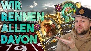 Wenn es einmal läuft dann richtig - unbesiegbar in Hearthstone Schlachtfeld