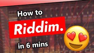 How to make RIDDIM in 6 minutes | FL Studio 20 Tutorial