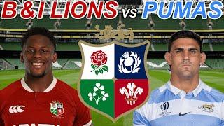 BRITISH AND IRISH LIONS vs ARGENTINA 2025 Live Commentary