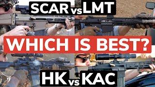 KAC-LMT-SCAR-HK—-WHICH IS THE BEST 7.62 AR10 BATTLE RIFLE? BATTLE RIFLE ROYALE