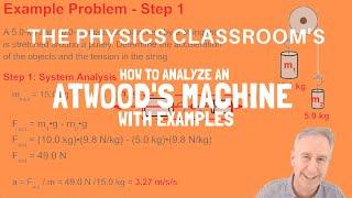 How to Analyze an Atwood's Machine