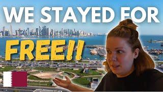 WE STAYED in a LUXURY 5* STAR HOTEL for FREE  Qatar airways stopover package | Doha Travel vlog