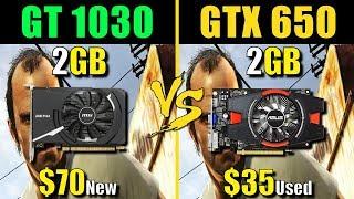 GT 1030 vs GTX 650 | GTA 5