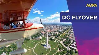 54 aircraft fly through the most restricted airspace in the U.S.  -  AOPA DC Flyover