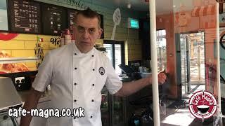 Cafe Magna reopening COVID video