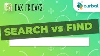 DAX Fridays! #30: SEARCH vs FIND