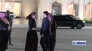 Marco Rubio arrives Jeddah Saudi Arabia for talks with Ukrainian counterparts & Saudi Crown Prince