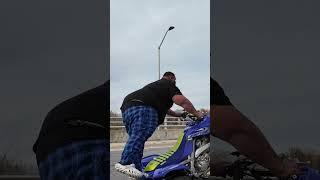 Big guy on Yamaha Raptor ATV #nationwidebikelife #bikelife #yfz450r