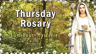 TODAY HOLY ROSARY Thursday  Luminous Mysteries Rosary, OCTOBER 24, 2024 Virtual