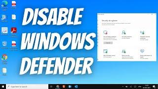 Best Way To Turn Off or Disable Windows Defender in Windows 11/10