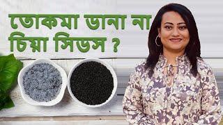 তোকমা দানা ( TOKMA SEEDS) না চিয়া সিডস ( CHIA SEEDS), কোনটি খাবেন? | Tamanna Chowdhury