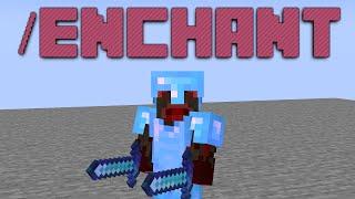 How To Enchant Items Using The /Enchant Command - Minecraft 1.20 Command Block Tutorial