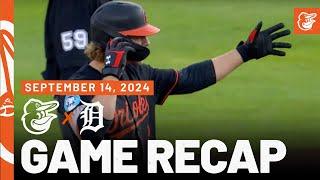 Orioles vs. Tigers Game Recap (9/14/24) | MLB Highlights | Baltimore Orioles