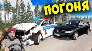 ПОЛИЦЕЙСКАЯ ПОГОНЯ в BEAMNG DRIVE