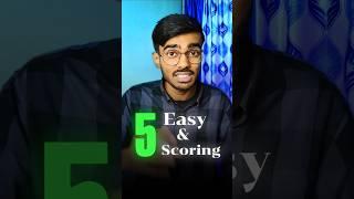 5 Easy And Most Scoring Chapters Of Class 10th Maths  | Class 10th Maths Easy Chapters 2025 #maths