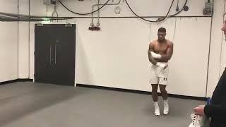 Anthony Joshua INSANE SPEED JUMP ROPE