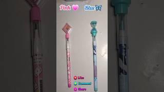 Pink vs blue   stationery #schoolstationary #shorts #stationary #ytshorts #pinkvsblue #cute #love