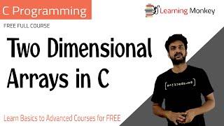 Two Dimensional Arrays in C || Lesson 47 || C Programming || Learning Monkey ||