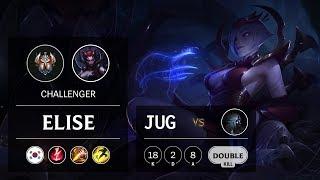 Elise Jungle vs Kindred - KR Challenger Patch 10.2