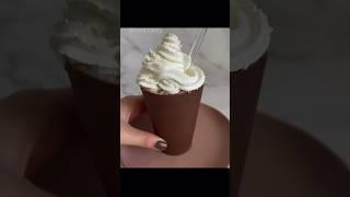 Chocolate Milkshake with coffee n whipped cream #youtubeshorts #likeforlikes #shorts #viralshorts