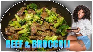 EASY! BEEF & BROCCOLI RECIPE | COOKING WITH KESHA