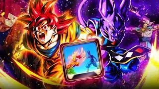 I'M IMPRESSED! A SOLID PLAT FOR BOTH LF GOD GOKU AND BLU BEERUS! | Dragon Ball Legends