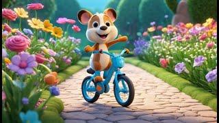 Benny Bee Rides a Bike | Movement & Safety Song for Kids | Nursery Rhymes in English