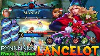 MANIAC Lancelot Deadly Jungler - Top 1 Global Lancelot by RYNNNNNN - Mobile Legends