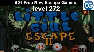 [Walkthrough] 501 Free New Escape Games level 272 - Little girl escape 2 - Complete Game