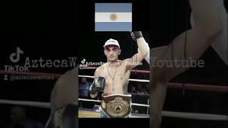 Mexicano noquea Argentino #argentinavsmexico #mexico #boxeomexicano #argentina #boxeoargentino #box