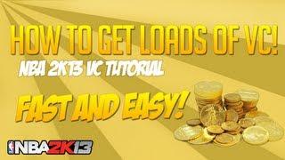 NBA 2k13 How to get TONS of VC, Fast and Easy! Not Patched!