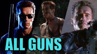 Arnold Schwarzenegger - All guns & weapons