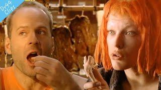 Thai food & chicken  eating scene in movie The Fifth Element (1997)