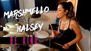 Marshmello & Halsey - Be Kind | DRUM COVER Domino Santantonio